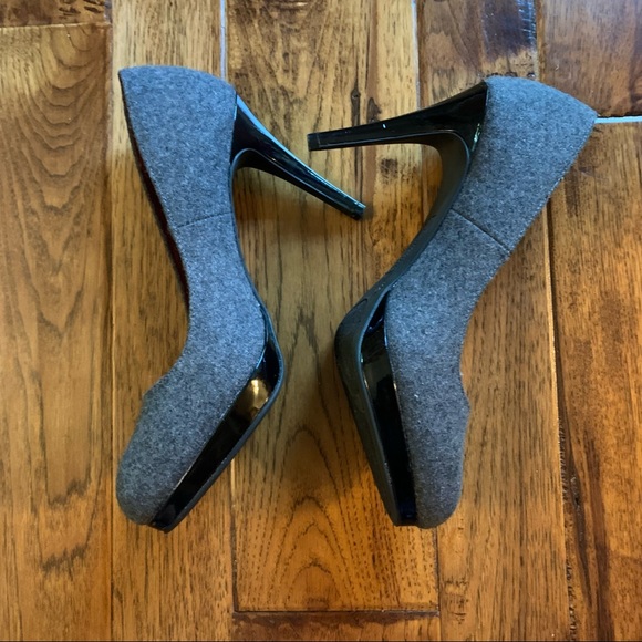 Christian Siriano | Gray Wool Like Pumps | Sz 9 - Picture 3 of 13